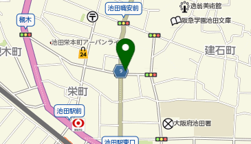 パーソナルジムTop Ryde(トップ ライド)阪急池田店の地図画像
