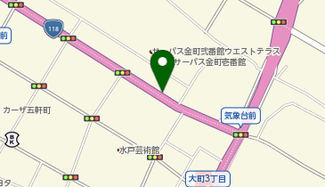 コインランドリー金町店の地図画像