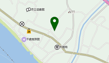 大川書道教室の地図画像