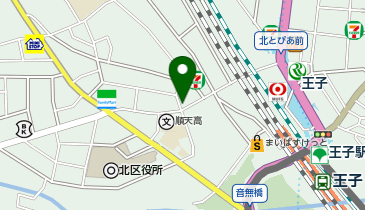 王子ホームズ株式会社の地図画像