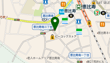 ヘアセット/シャンプー&スパ専門店 uruu恵比寿店の地図画像