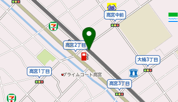 GOLFERS(ゴルファーズ)24 平尾高宮店の地図画像