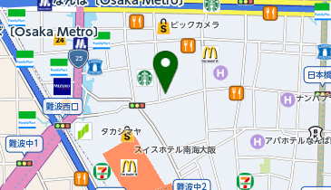 ビープライス なんば店の地図画像