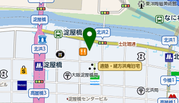 AP大阪淀屋橋の地図画像
