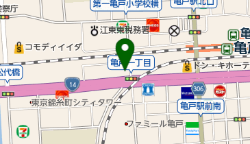 石戸珠算学園 亀戸教室の地図画像