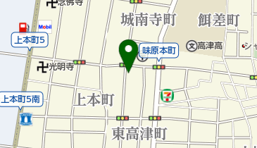 公文書写 大阪上本町教室の地図画像