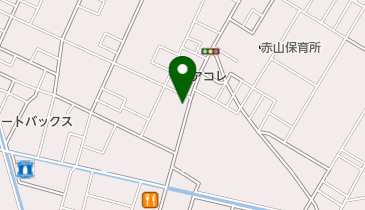 大型コインランドリー24 越谷赤山店の地図画像