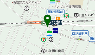 iphone(アイフォン)修理のスマホ工房 西荻窪店の地図画像