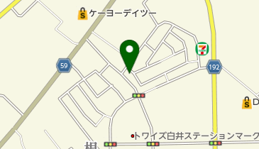 白井キャットシッターサービスの地図画像