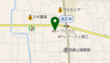 サイクルショップカイト 塚口店の地図画像