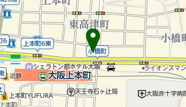 上本町鍼灸整骨院 整体院の地図画像