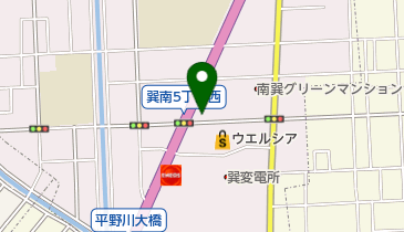 洗たくECO(エコ)ランド 南巽店の地図画像