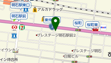 サクラマチサイクル 明石駅前店の地図画像