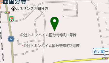 東京都立多摩図書館セミナールームの地図画像