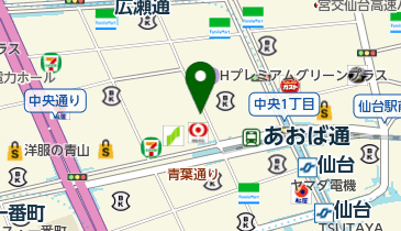 チケットショップハピネス 仙台中央店の地図画像