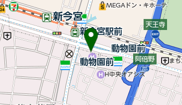 ダイコクコインランドリー新今宮東店の地図画像