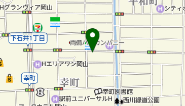 ワインと地酒 武田 岡山幸町店の地図画像