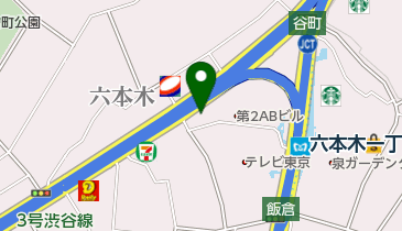 ZOO(ズー)六本木の地図画像