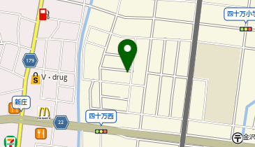 井戸珠算教室 四十万教場の地図画像