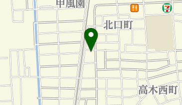 らくほく整体院の地図画像