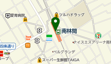 コイン日焼24 南林間店の地図画像
