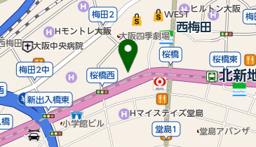 本格ヘッドスパ専門店wayanpuri(ワヤンプリ) 梅田店の地図画像