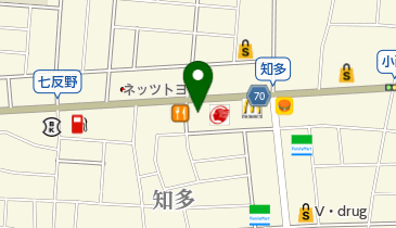 大型コインランドリーぴーちの地図画像