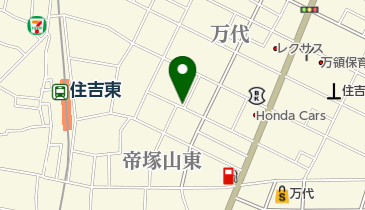 ハリラックス住吉鍼灸院の地図画像