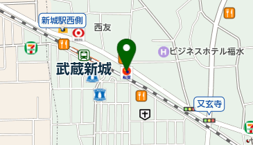 宝寿し だるま水産の地図画像