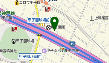 格安チケット 甲子園店の地図画像