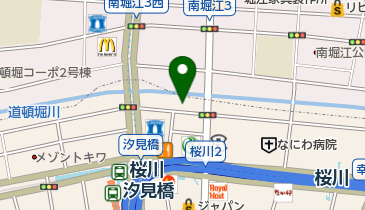 女装紳士の地図画像