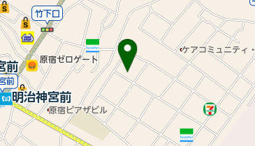 MY HONEY(マイハニー) 表参道本店の地図画像