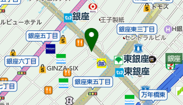 Euphoria(ユーフォリア)銀座本店の地図画像