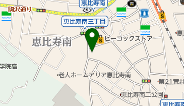 英国ISTD認定バレエ・スクールThe Ballet Garden(ザ バレエ ガーデン) 恵比寿校の地図画像