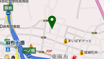 英国ISTD認定バレエ・スクールThe Ballet Garden(ザ バレエ ガーデン) 麻布校の地図画像