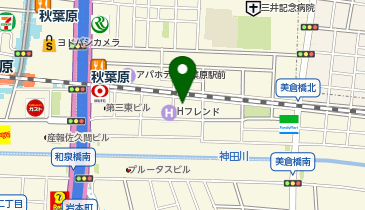el Guitar School(エル ギター スクール) 秋葉原教室の地図画像