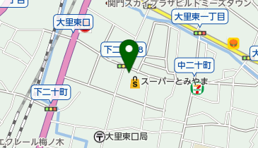 美容室 Tウェーブの地図画像