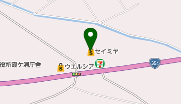 ランドリーカーサ セイミヤかすみがうら店の地図画像