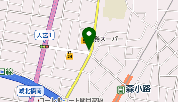 フローリストはなこの地図画像