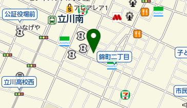 リボーンマイセルフ 立川店の地図画像