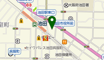 ハワイアンショップナニプア 池田店の地図画像