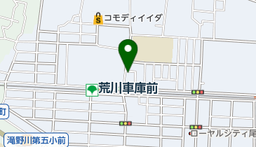 コインランドリーピエロ 67号 西尾久店の地図画像