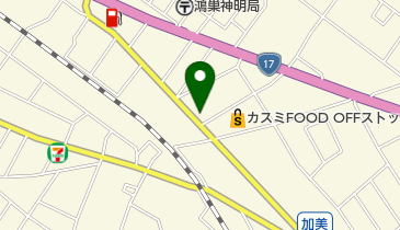 コインランドリー/ピエロ 78号鴻巣店の地図画像