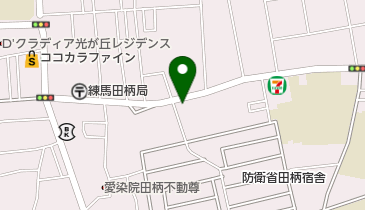 コインランドリーピエロ 110号 田柄店の地図画像