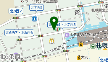 SMAPPLE(スマップル) 札幌駅前店の地図画像