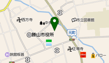 サンフラワー花栄 勝山サンプラザ店の地図画像