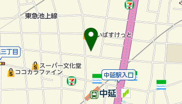 ライフサロン 中延店の地図画像