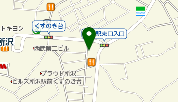 STUDIO・Breathing(スタジオ ブリージング)所沢スタジオの地図画像