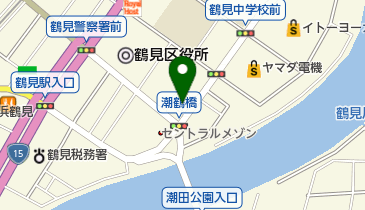 コインランドリーピエロ 125号 鶴見中央店の地図画像