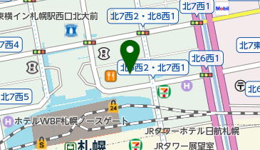 株式会社アドワースワークス 札幌営業所の地図画像